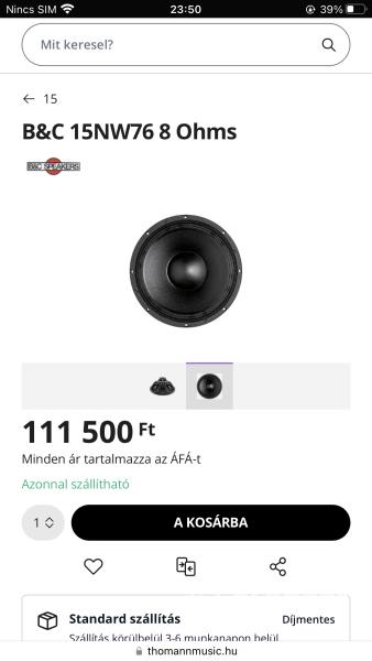 dB Technologies Opera 415 MK2 aktív hangfal ! 1 db