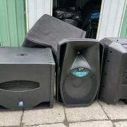 RCF ART315MK4, DB Technologies CROMO, DB 808D, DB 915DX, 512DX, DB 405 + tokok