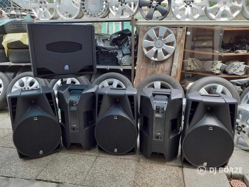 RCF ART315MK4, DB Technologies CROMO, DB 808D, DB 915DX, 512DX, DB 405 + tokok