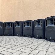 RCF ART315MK4, DB Technologies CROMO, DB 808D, DB 915DX, 512DX, DB 405 + tokok
