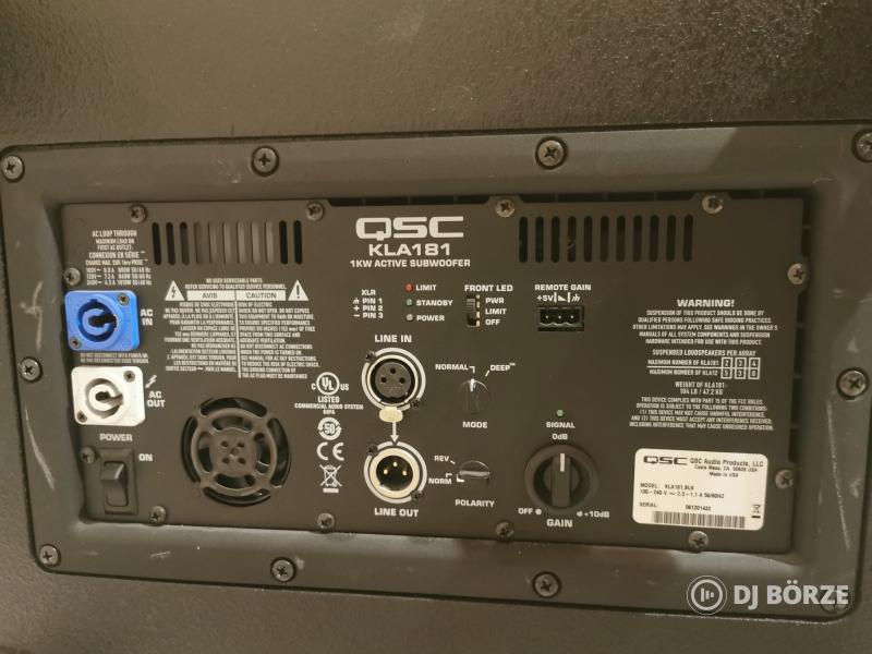 Qsc Kla181 aktív sub eladó