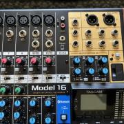 Tascam Model 16 - Mixer, USB-s multitrack interface, SD-kártyás rögzítő