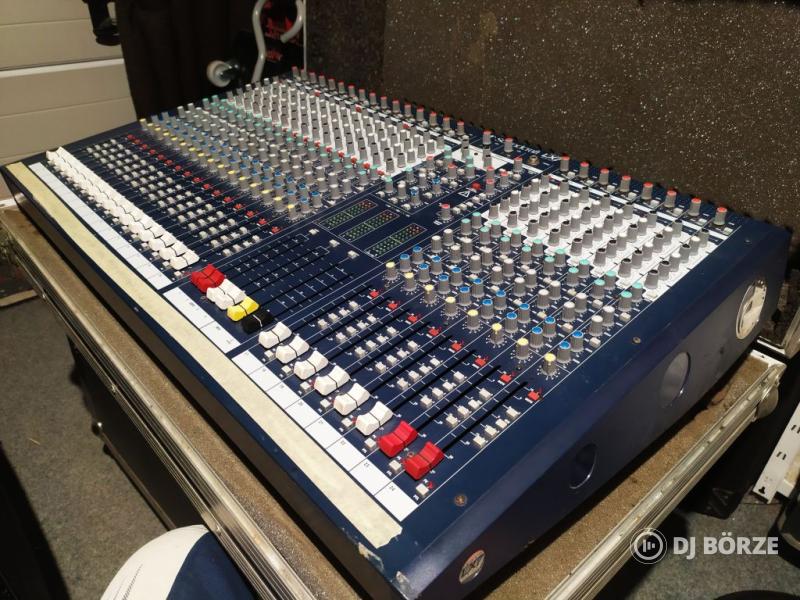 Soundcraft LX7 II (24ch) keverőpult +FOH rack