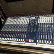 Soundcraft LX7 II (24ch) keverőpult +FOH rack