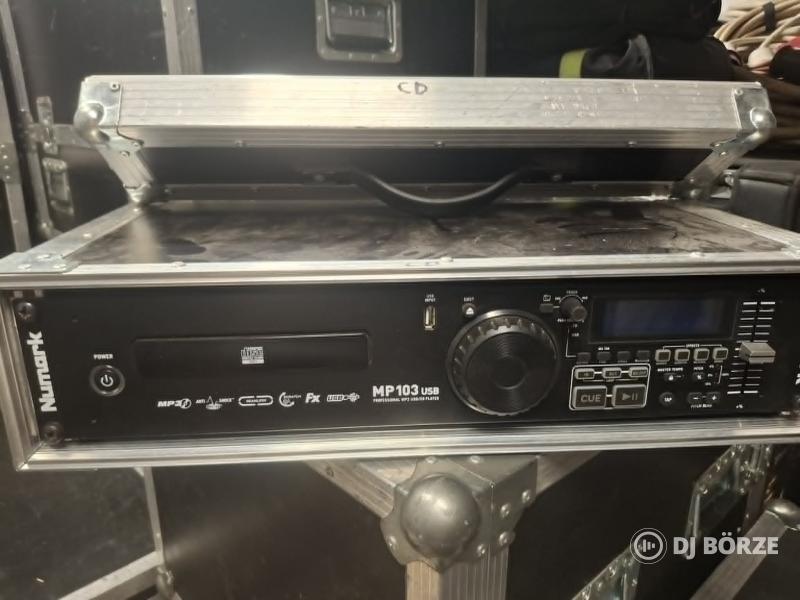 Numark MP103 USB professzionális CD/MP3/USB lejátszó flight case-ben