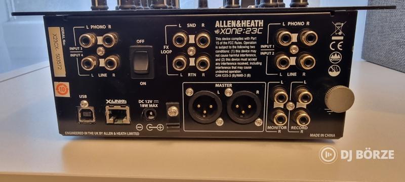 Eladó Allen & Heath Xone:23C DJ Mixer – megkímélt állapotban.