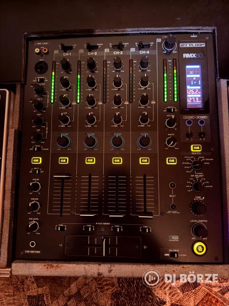 Reloop RMX-60 Digital, Numark NDX400 DJ szett alu rack-ben