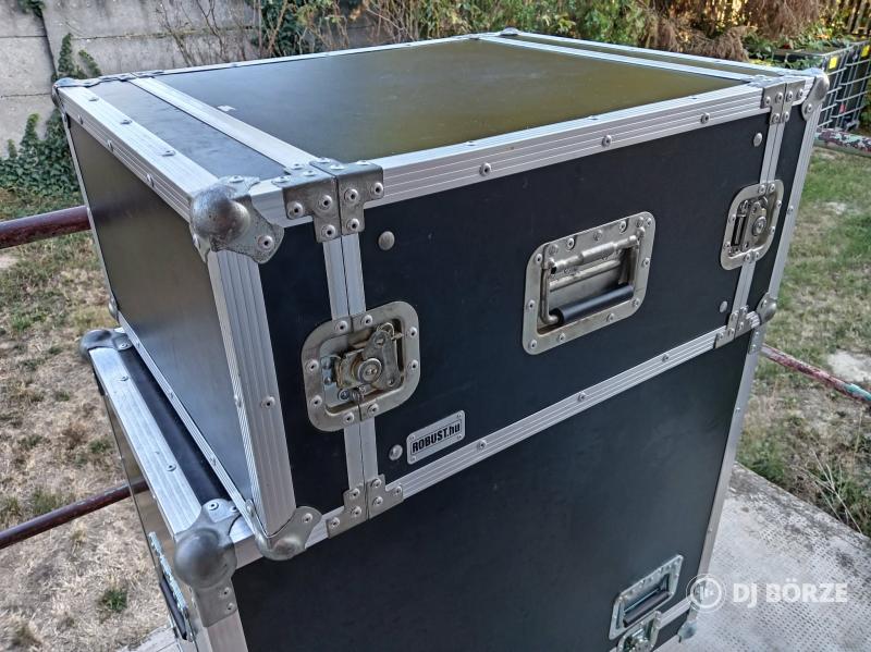 Robust flight case szállítódoboz - professzionális rack hordtáska