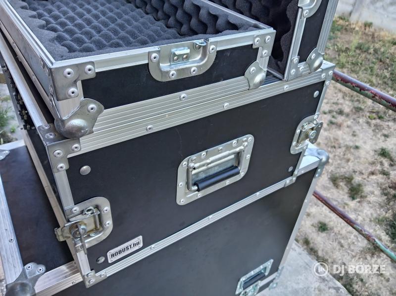 Robust flight case szállítódoboz - professzionális rack hordtáska