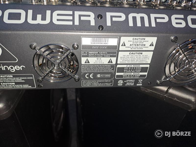 Behringer Europower PMP6000 keverőerősítő