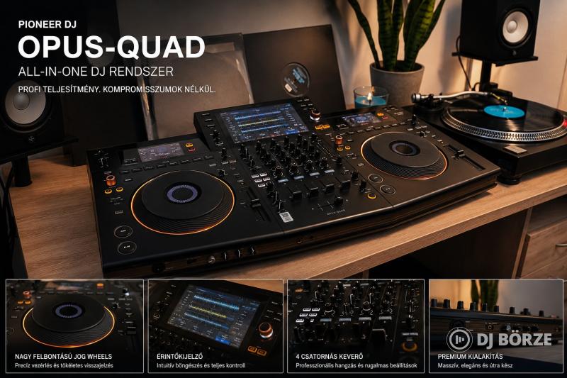 Pioneer DJ OPUS-QUAD – újszerű, kifogástalan állapot