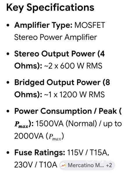 RCF MFA 1200