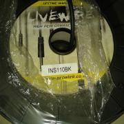 Proel Livewire UJ assimetrikus mindengitárhoz gitarkabel 100 meter rez 0,25