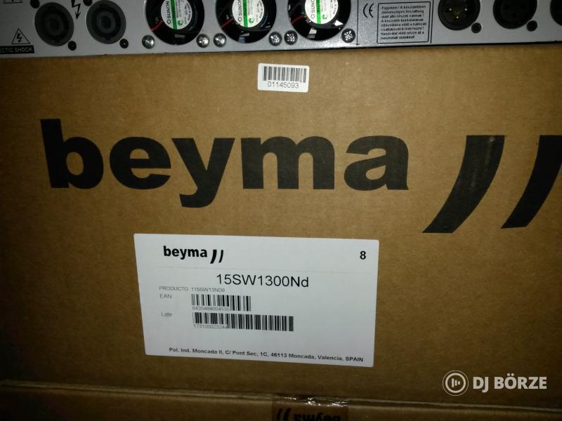 beyma 15 SW 1300 ND Új hangszrók 2 db bontatlan gyári