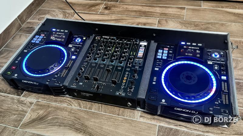 Denon SC2900 pár, Reloop rmx-80 digital, rack