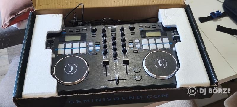 Gemini GMX DJ kontroller - professzionális 2-csatornás média kontrolller