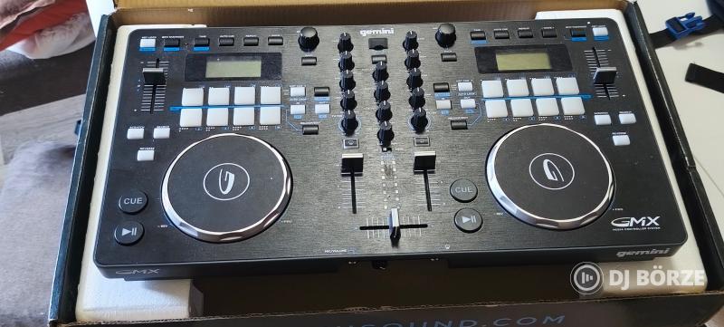 Gemini GMX DJ kontroller - professzionális 2-csatornás média kontrolller