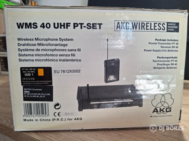 AKG WMS40 UFH vezeték nélküli mikrofon szett (2db szett)