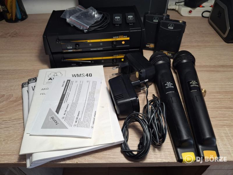 AKG WMS40 UFH vezeték nélküli mikrofon szett (2db szett)