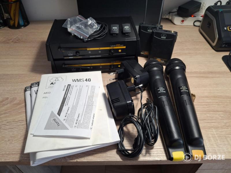 AKG WMS40 UFH vezeték nélküli mikrofon szett (2db szett)