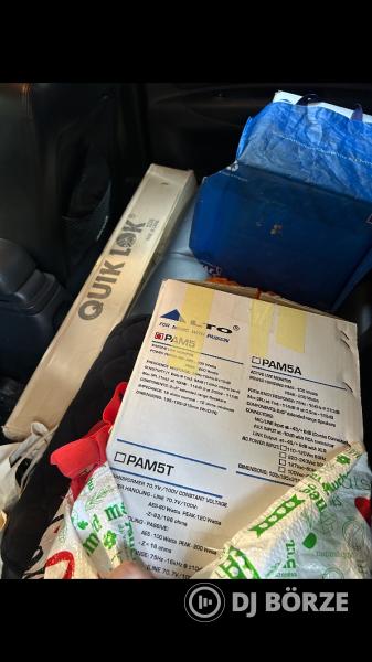 LTO PAM5A aktív monitor hangfal + LTO MIX-80 keverőkonzol szett