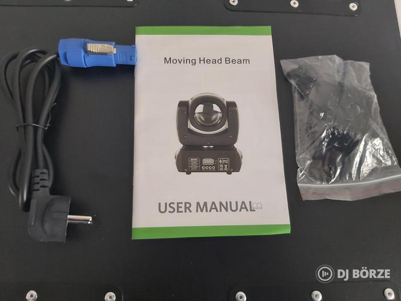 Eladó új 100 watt beam&spot robotlámpák rackekkel