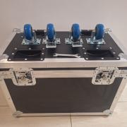 Eladó új 19x15 watt wash zoom robotlámpák rackekkel, ingyenes szállítással