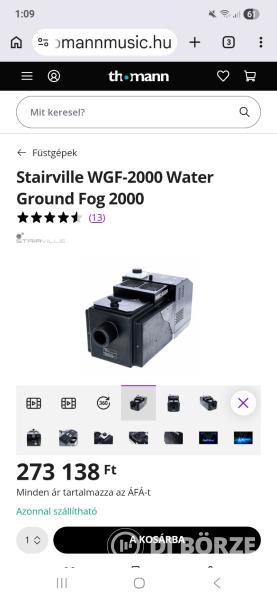 WGF-2000 HIDEGFÜSTGÉP