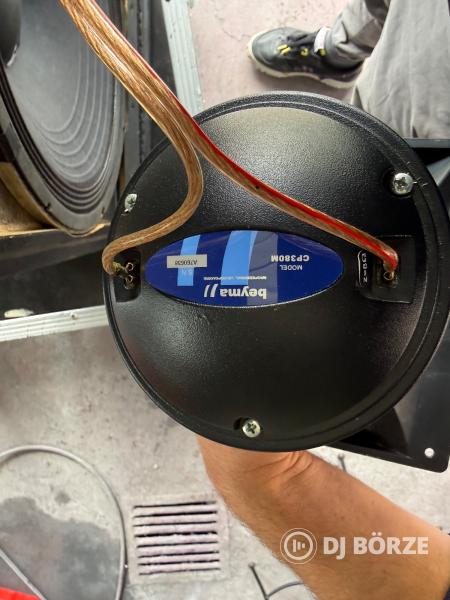 Épített 2 utas topláda. 15” Reflex+1” Beyma. 4 db van!