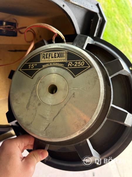 Épített 2 utas topláda. 15” Reflex+1” Beyma. 4 db van!