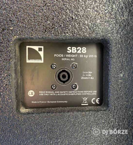 L’Acoustics SB28 2x18” passzív sub subwoofer mélyláda