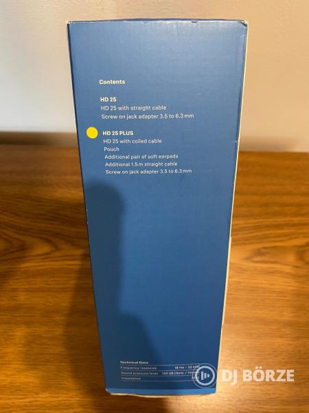 Sennheiser hd 25 plus fejhallgato hd25 hd-25