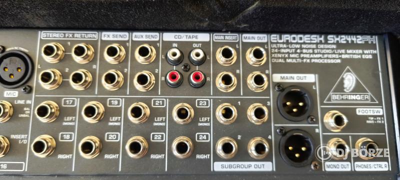 ELADÓ Behringer EURODESK SX2442FX 20-csatornás, effektes keverőpult