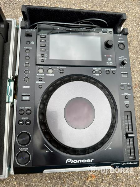 Pioneer CDJ-900NXS PÁR (2015) + GYÁRI DOBOZOK + Safe Case RACKEK