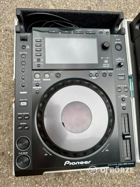 Pioneer CDJ-900NXS PÁR (2015) + GYÁRI DOBOZOK + Safe Case RACKEK
