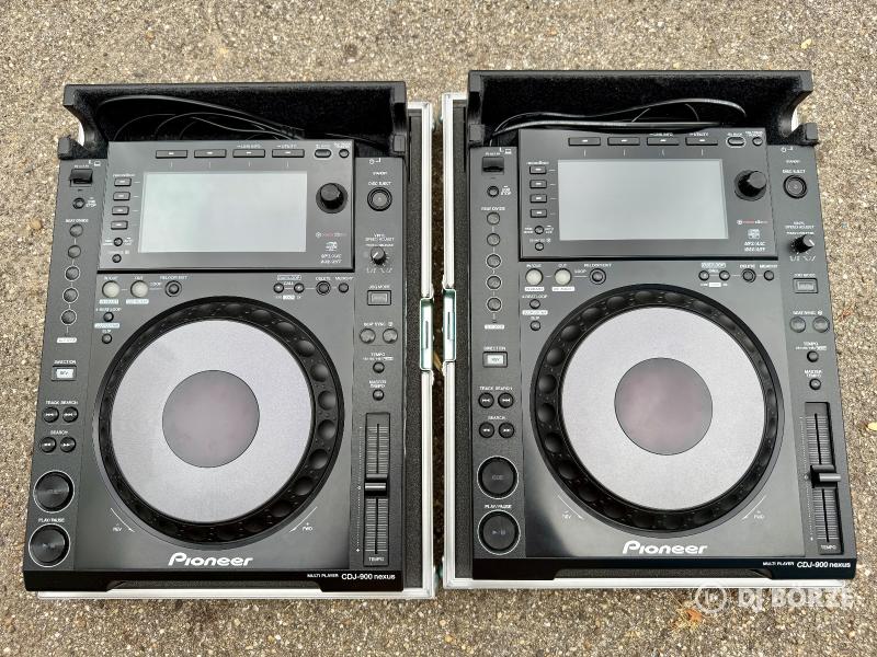 Pioneer CDJ-900NXS PÁR (2015) + GYÁRI DOBOZOK + Safe Case RACKEK