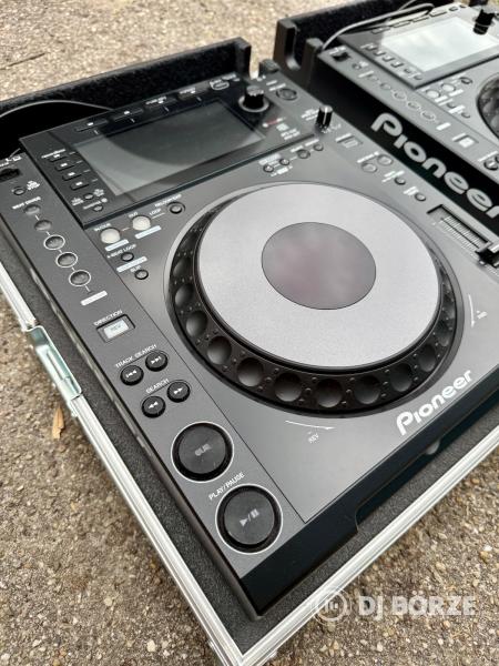 Pioneer CDJ-900NXS PÁR (2015) + GYÁRI DOBOZOK + Safe Case RACKEK