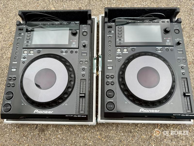 Pioneer CDJ-900NXS PÁR (2015) + GYÁRI DOBOZOK + Safe Case RACKEK