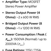 RCF MFA 1200