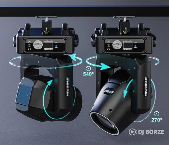 Eladó új 230 7R mini robotlámpák rackekkel
