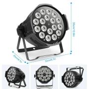 Eladó új 18x10 watt, fém házas RGBW PAR lámpák