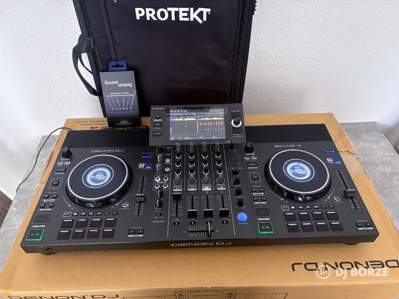 Denon Dj Sc Live 4 + tartozékok