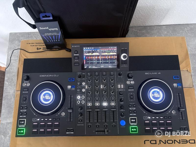 Denon Dj Sc Live 4 + tartozékok