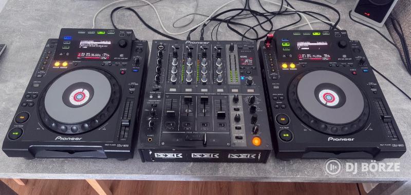 Pioneer DJ szett – 2× CDJ-900 + DJM-700