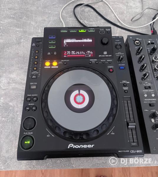 Pioneer DJ szett – 2× CDJ-900 + DJM-700