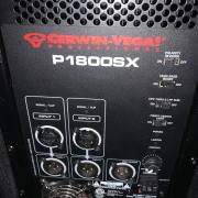 Cerwin-Vega P1800SX + P1500X aktív hangfal páros