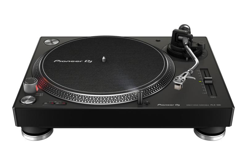 Pioneer DJ PLX-500-K direkt hajtású lemezjátszó, fekete