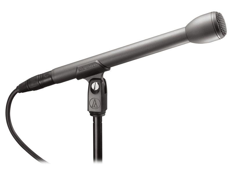 Audio-Technica AT8004L gömbkarakterisztikás dinamikus riportermikrofon hosszított nyéllel