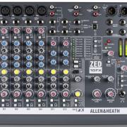 Allen & Heath ZED-10FX 10 csatornás keverőpult USB interfésszel és effektekkel