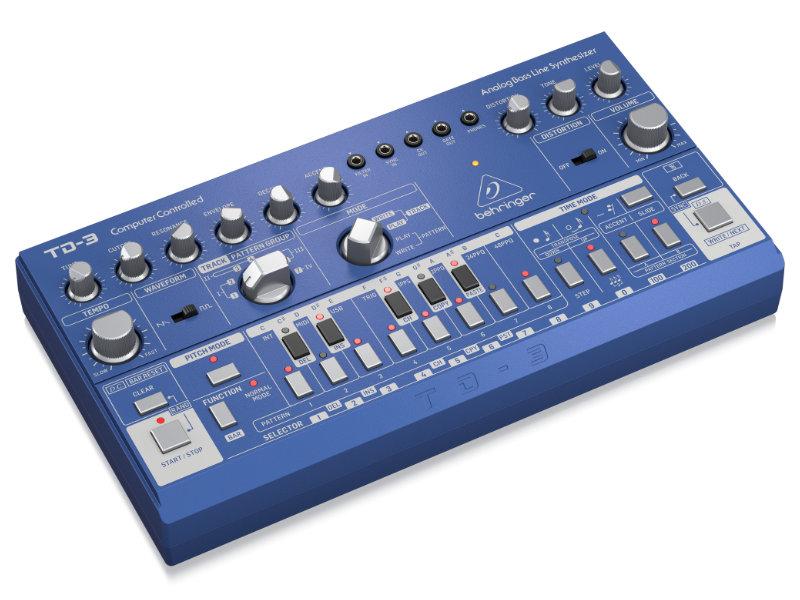 Behringer TD-3-BU analóg basszusvonal szintetizátor (kék)